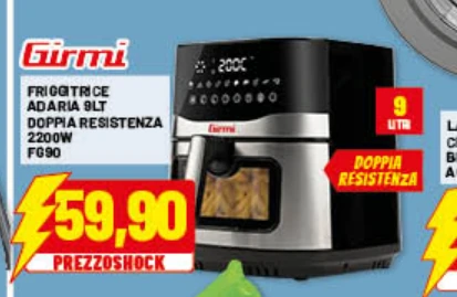 Friggitrice ad aria FG90 - Girmi
