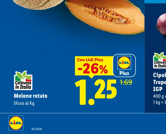 Melone retato