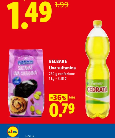 BELBAKE Uva sultanina
