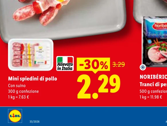 Mini spiedini di pollo Con suino