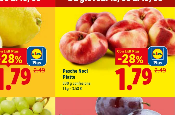 Pesche Noci Piatte