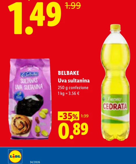 BELBAKE Uva sultanina