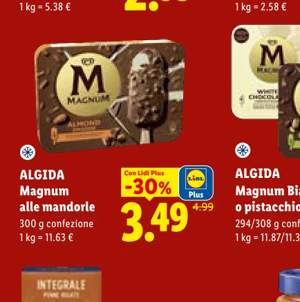 ALGIDA Magnum alle mandorle