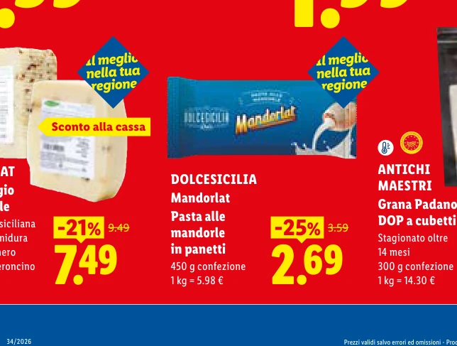 DOLCESICILIA Mandorlat Pasta alle mandorle