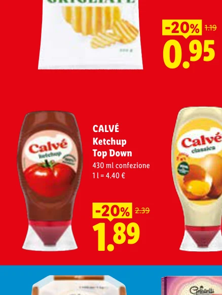 CALVÉ Ketchup Top Down
