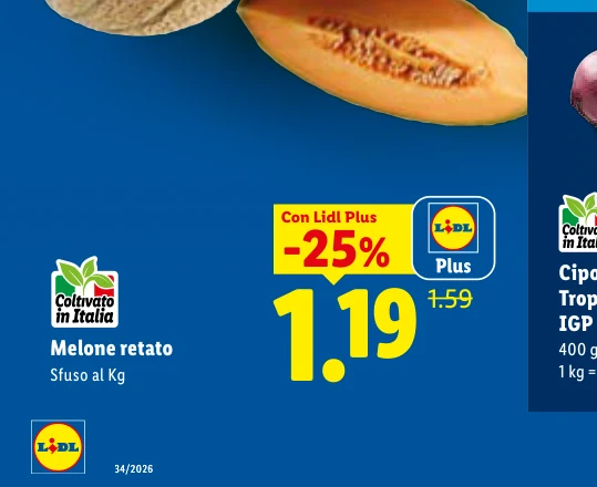 Melone retato
