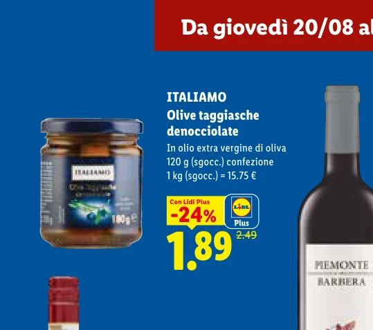 ITALIAMO Olive taggiasche denocciolate
