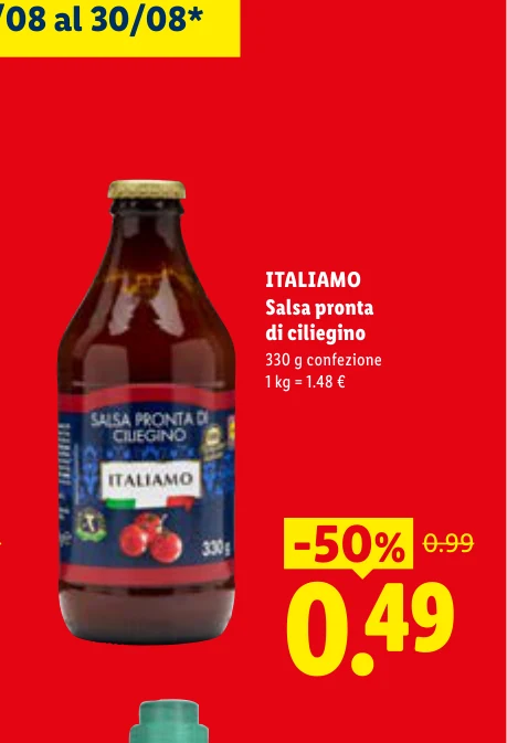 ITALIAMO Salsa pronta di ciliegino