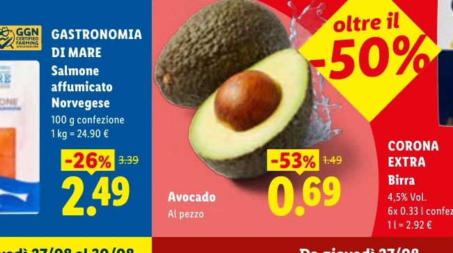 Avocado Al pezzo