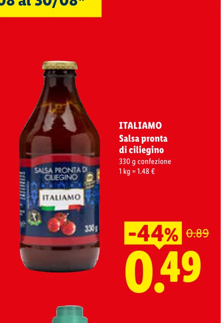 ITALIAMO Salsa pronta di ciliegino