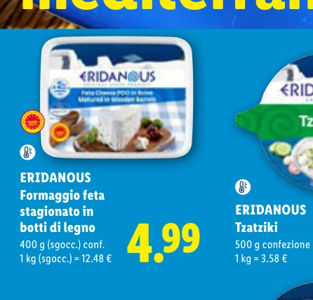 ERIDANOUS Formaggio feta
