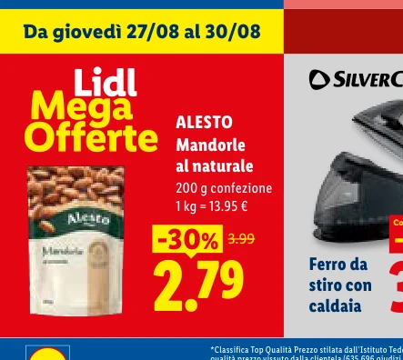 ALESTO Mandorle al naturale