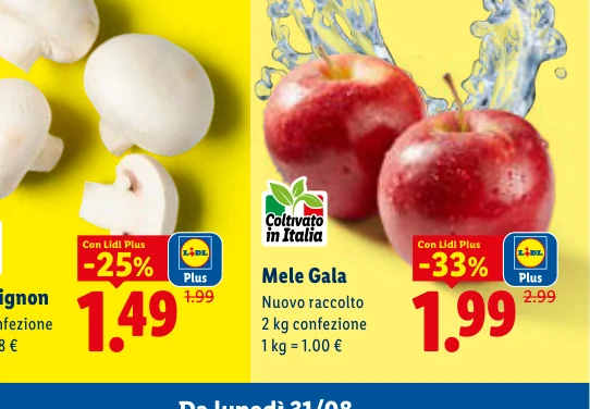 Mele Gala Nuovo raccolto