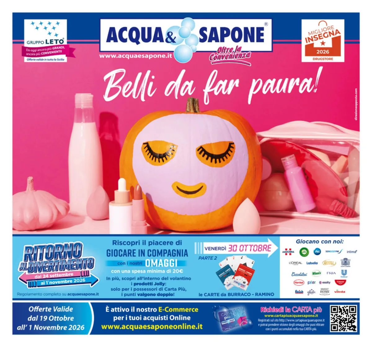 Copertina volantino Acqua e Sapone