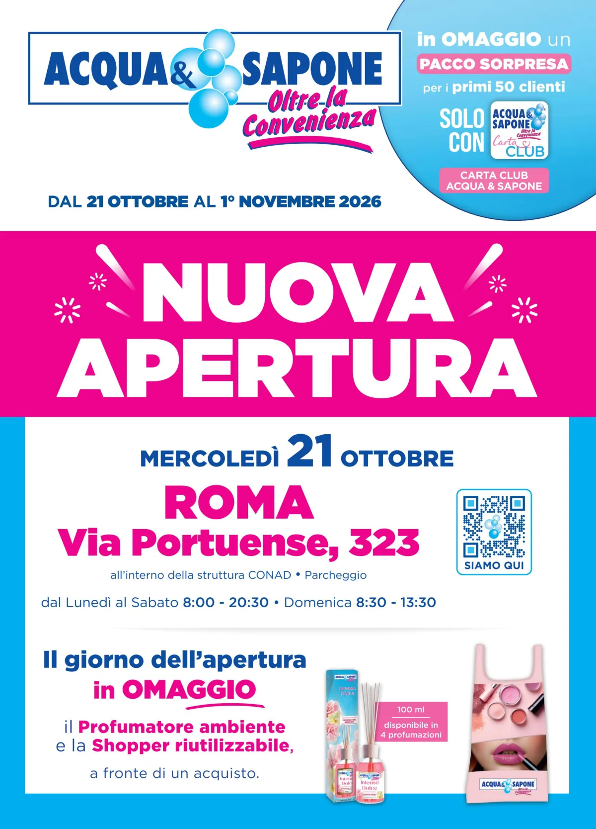 Copertina volantino Acqua e Sapone