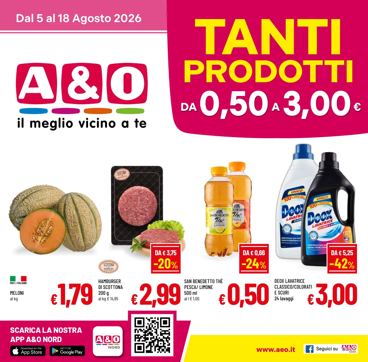 Volantino AeO a Verona