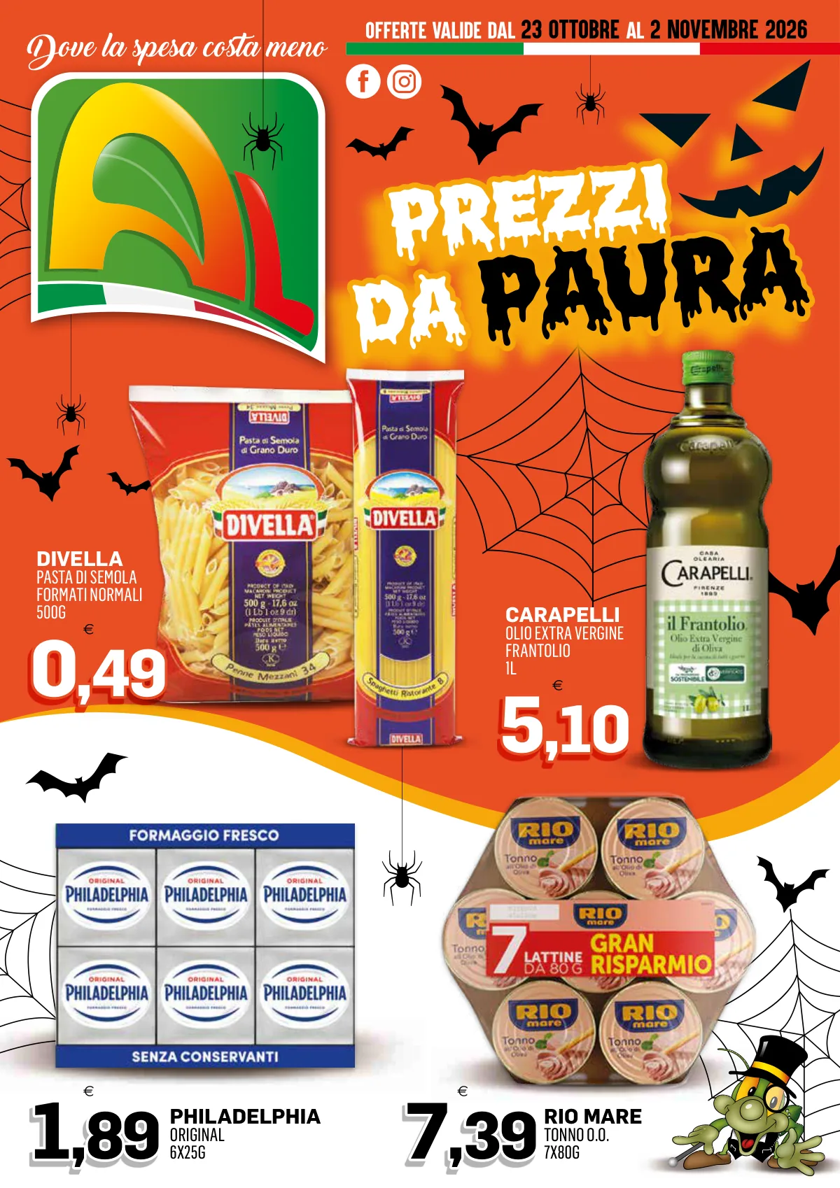 Copertina volantino Al Discount