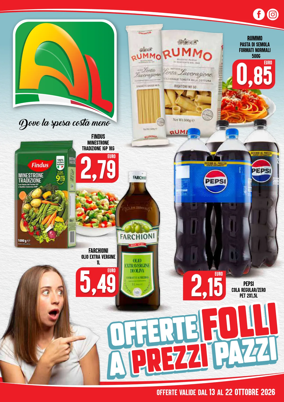 Copertina volantino Al Discount