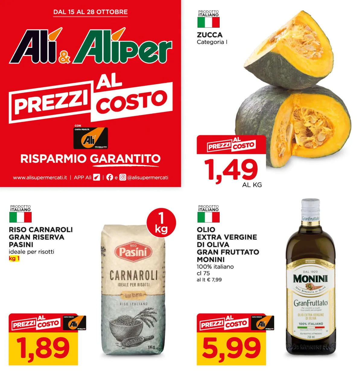 Copertina volantino Ali-e-Aliper