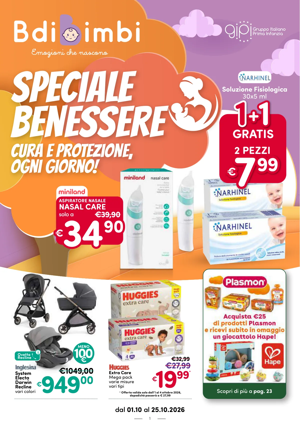 Copertina volantino B di Bimbi