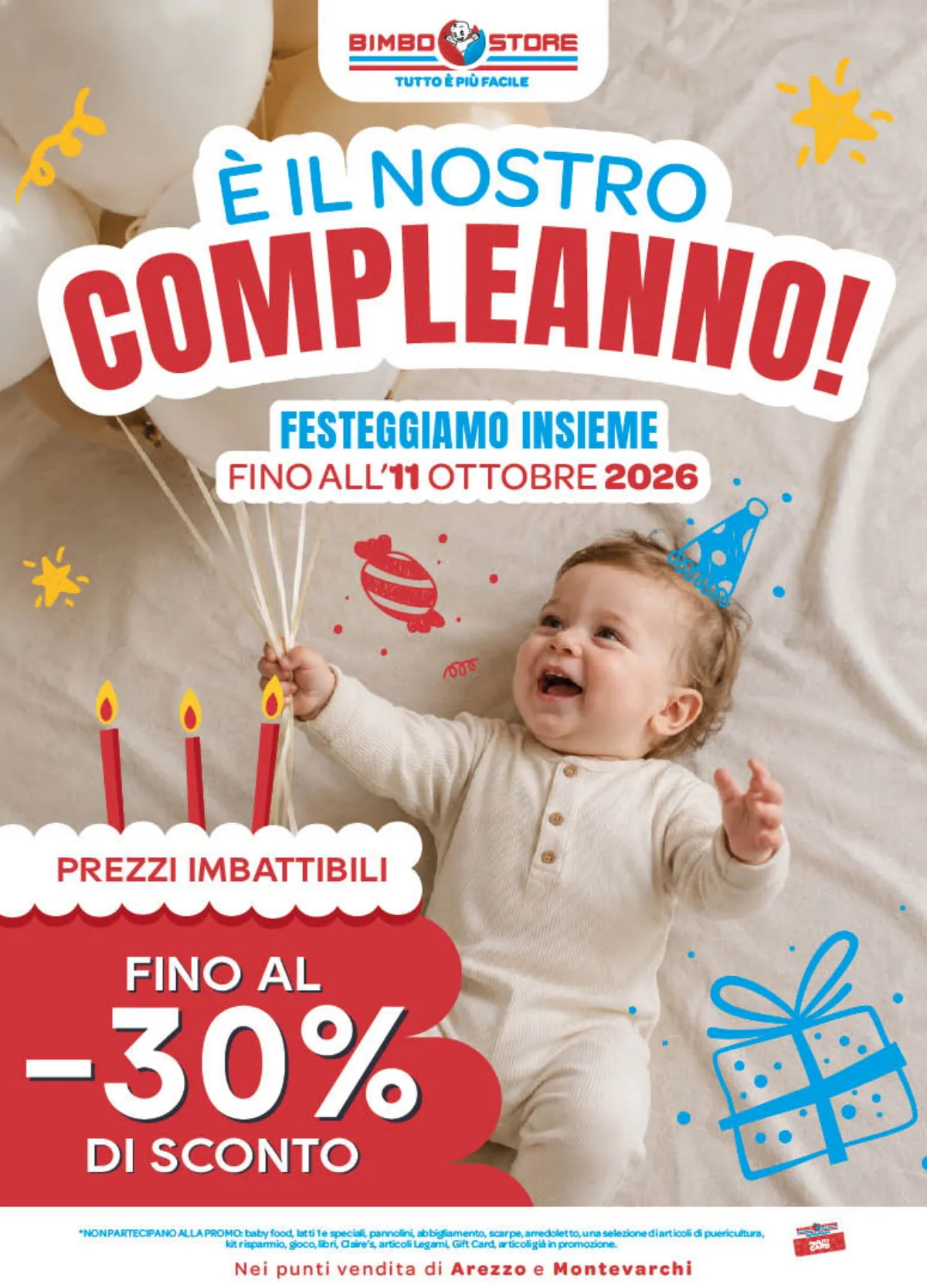 Copertina volantino BimboStore