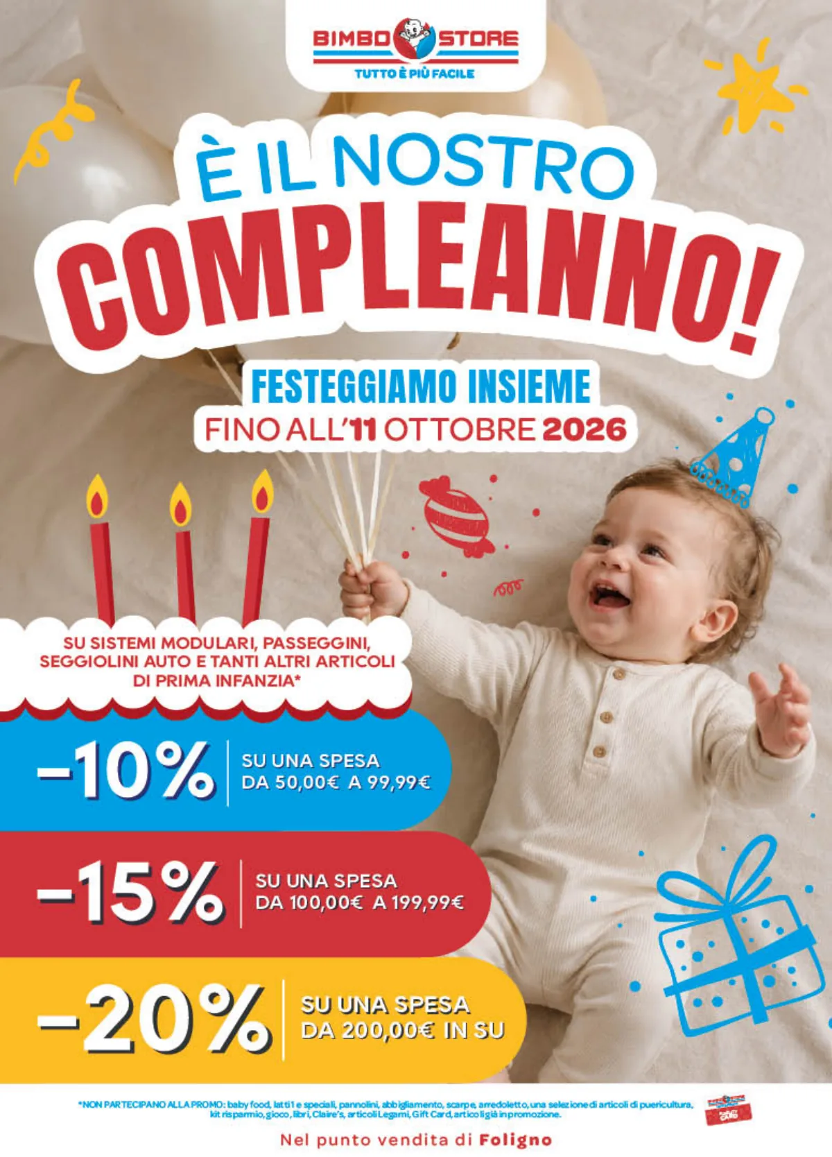Copertina volantino BimboStore