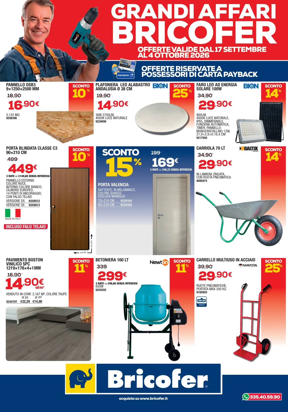 Volantino Bricofer offerte Paderno Dugnano