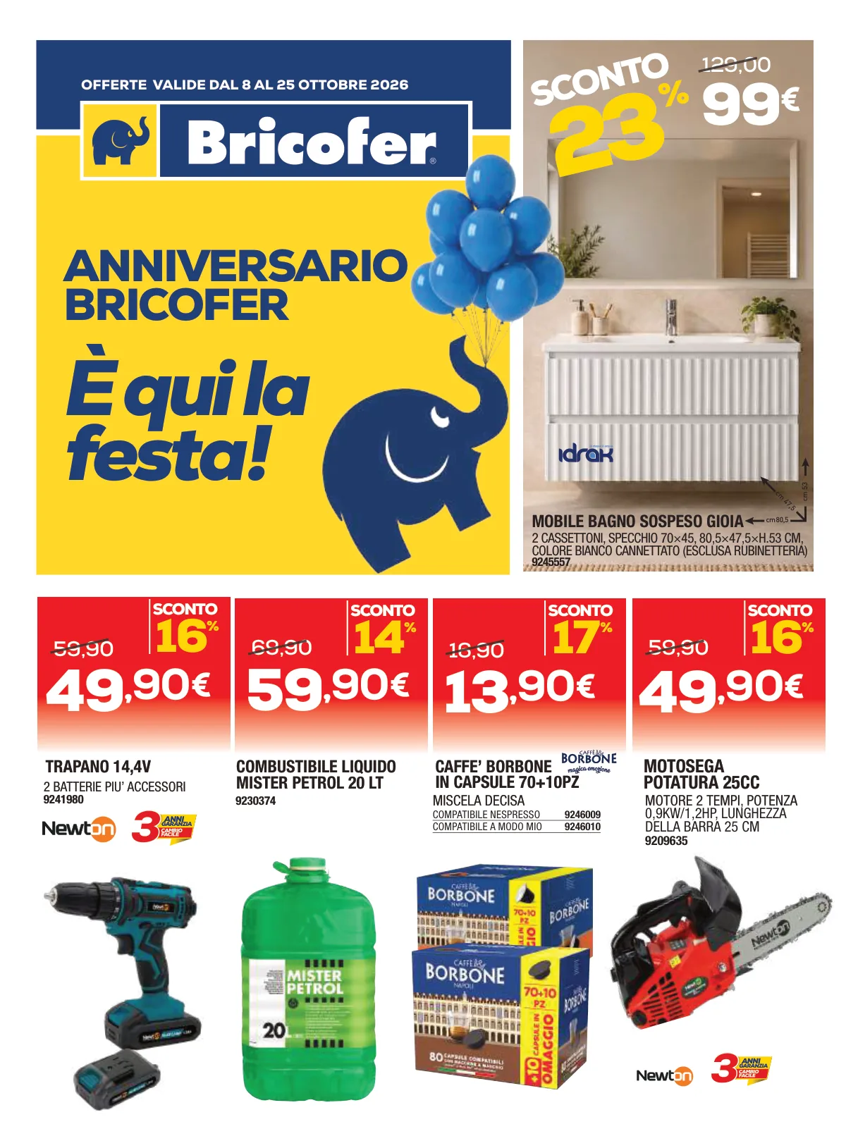 Copertina volantino Bricofer