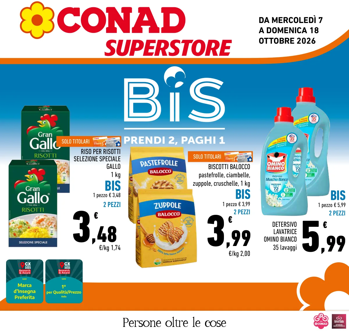 Copertina volantino Conad Superstore