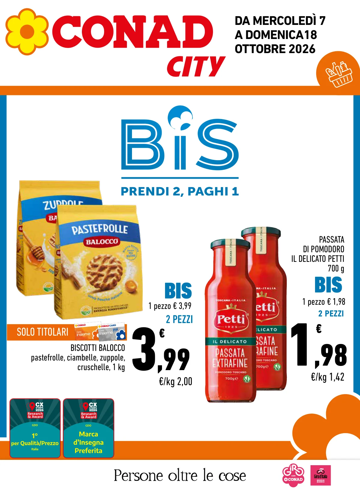 Copertina volantino Conad City