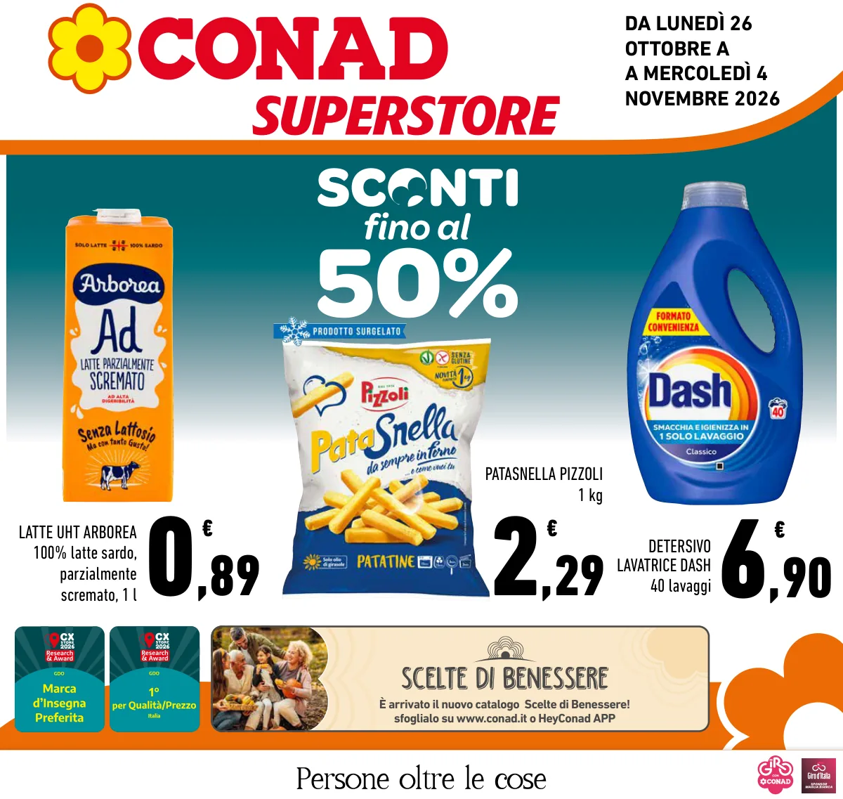 Copertina volantino Conad Superstore