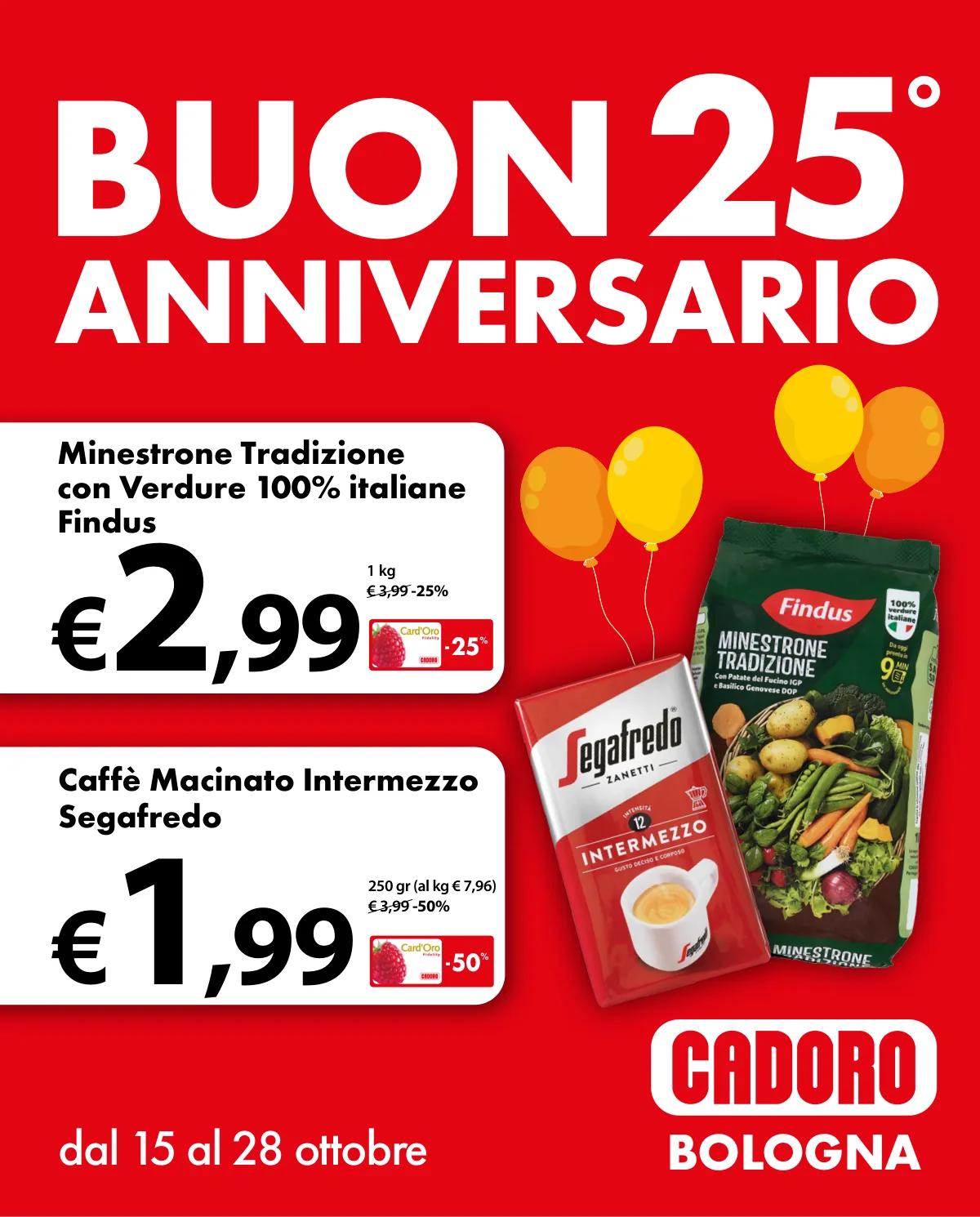 Copertina volantino Cadoro