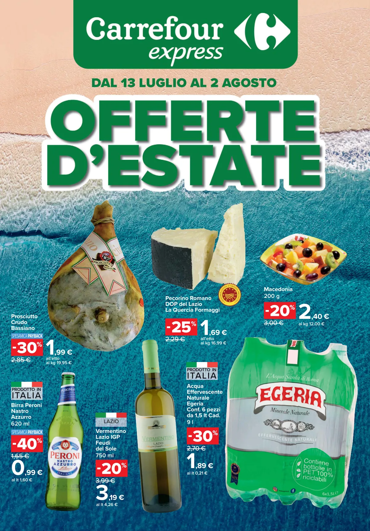 Volantino carrefour express a BRACCIANO