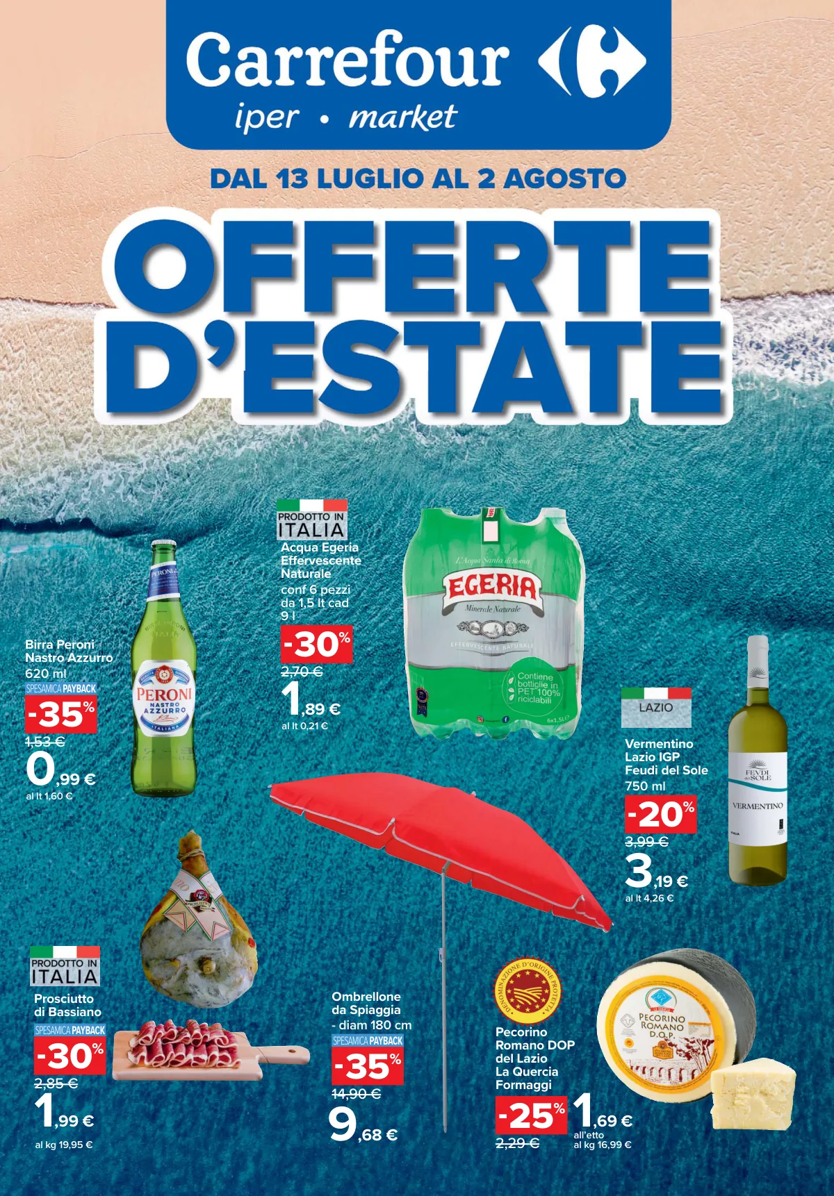 Volantino carrefour iper a ROMA