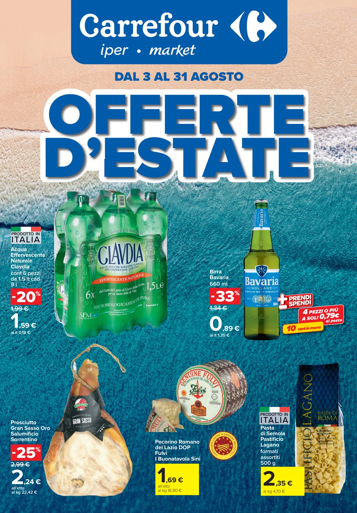 Volantino carrefour iper a ROMA