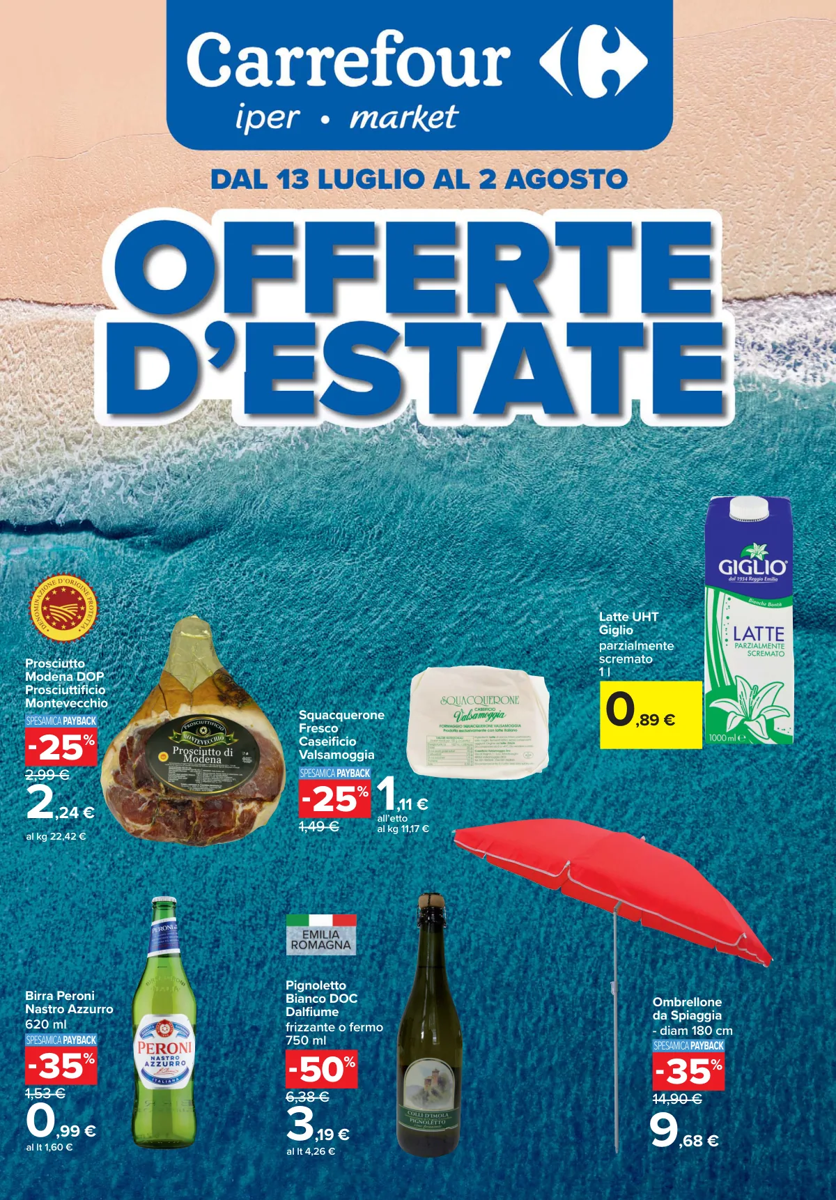 Volantino carrefour iper a BAZZANO