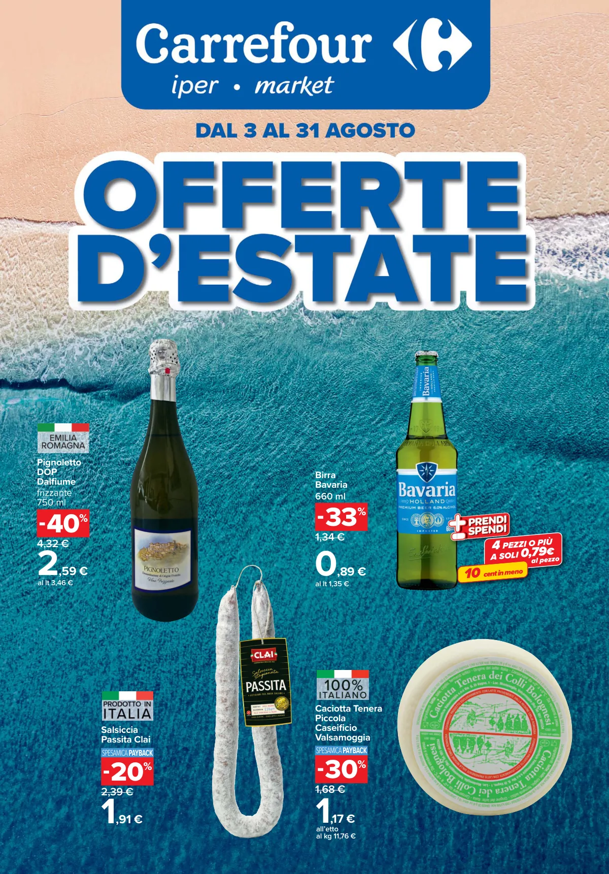Volantino carrefour iper a BAZZANO