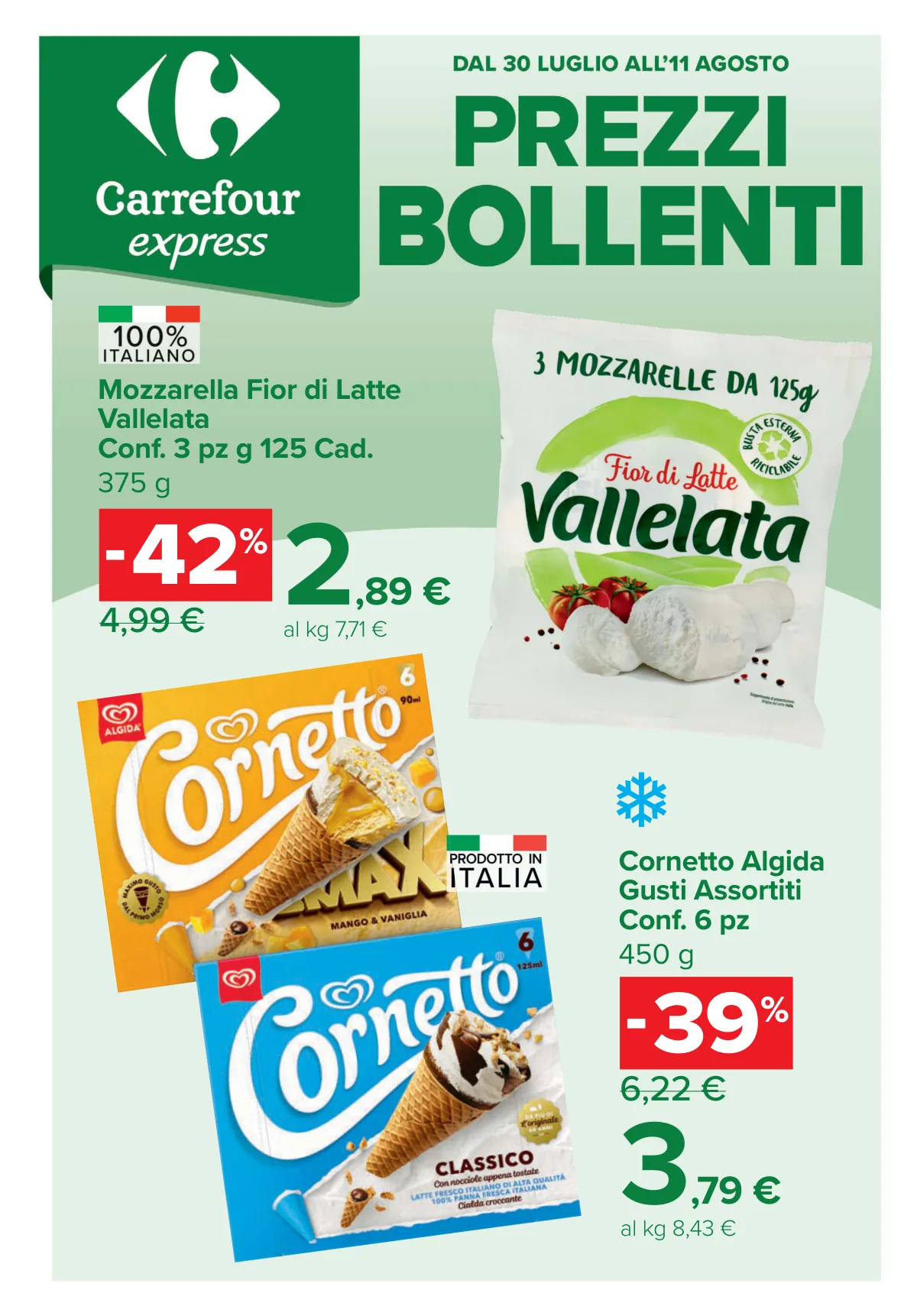 Volantino carrefour express a MILANO
