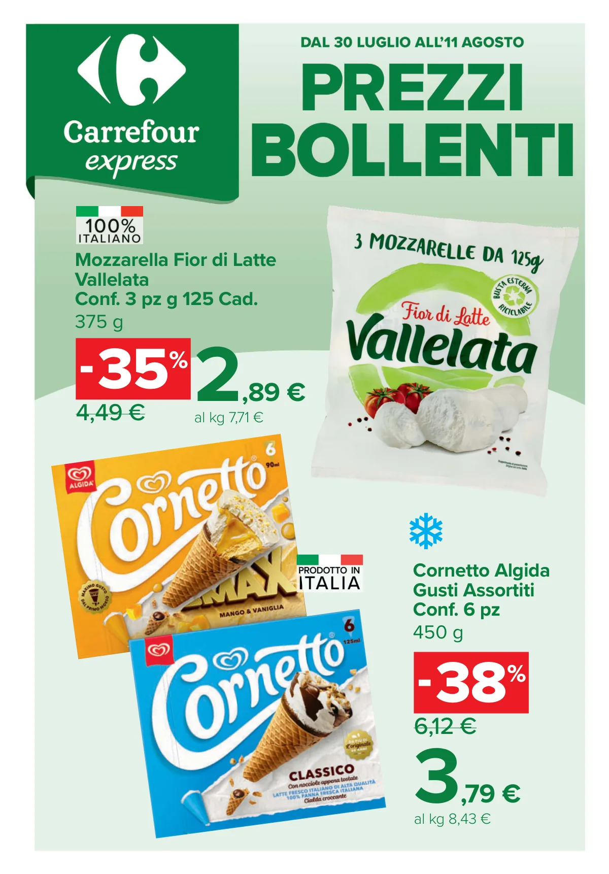 Volantino carrefour express a NICHELINO