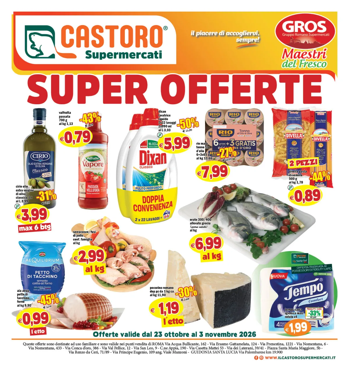 Copertina volantino il-castoro