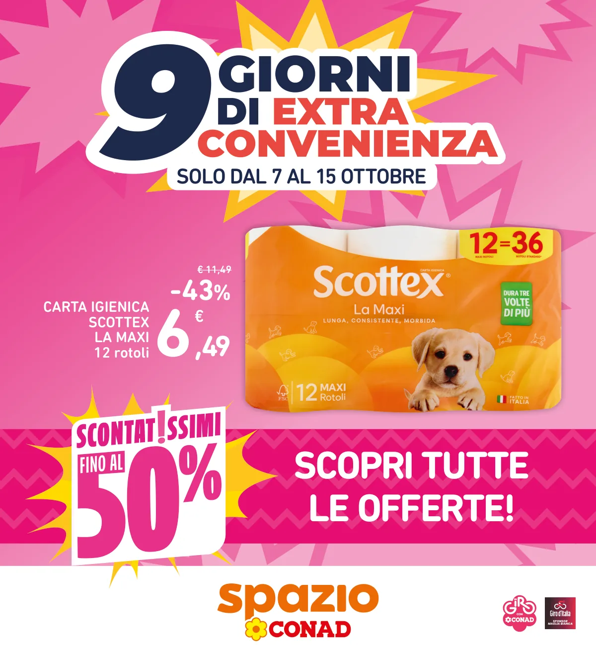Copertina volantino Spazio Conad