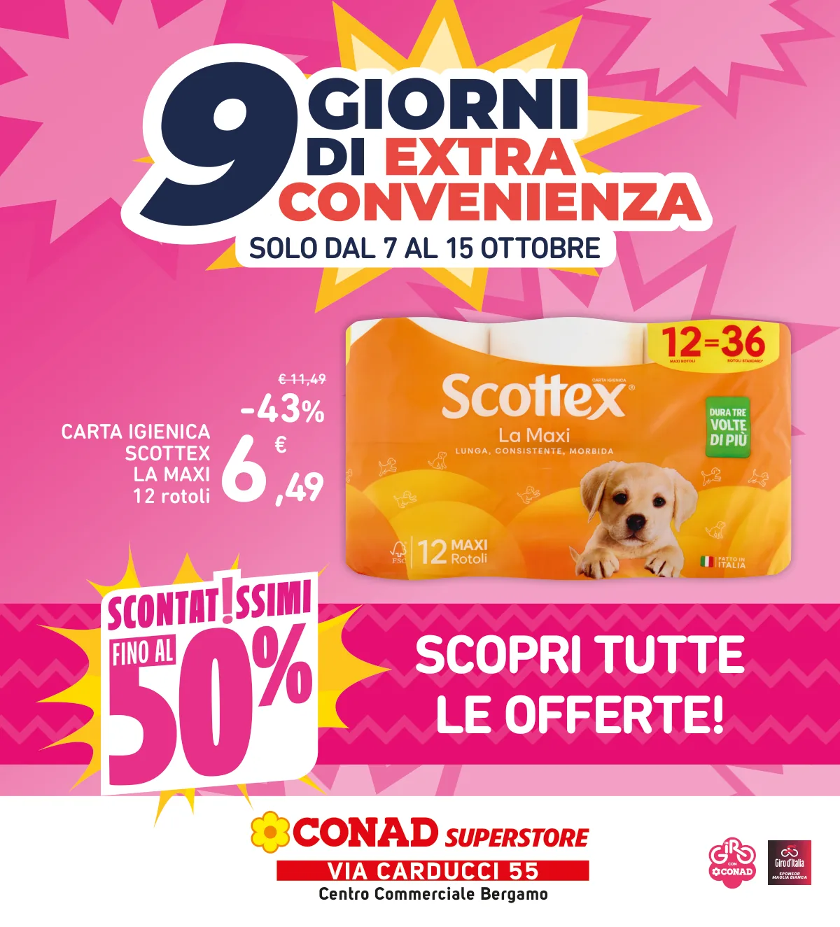 Copertina volantino Conad Superstore