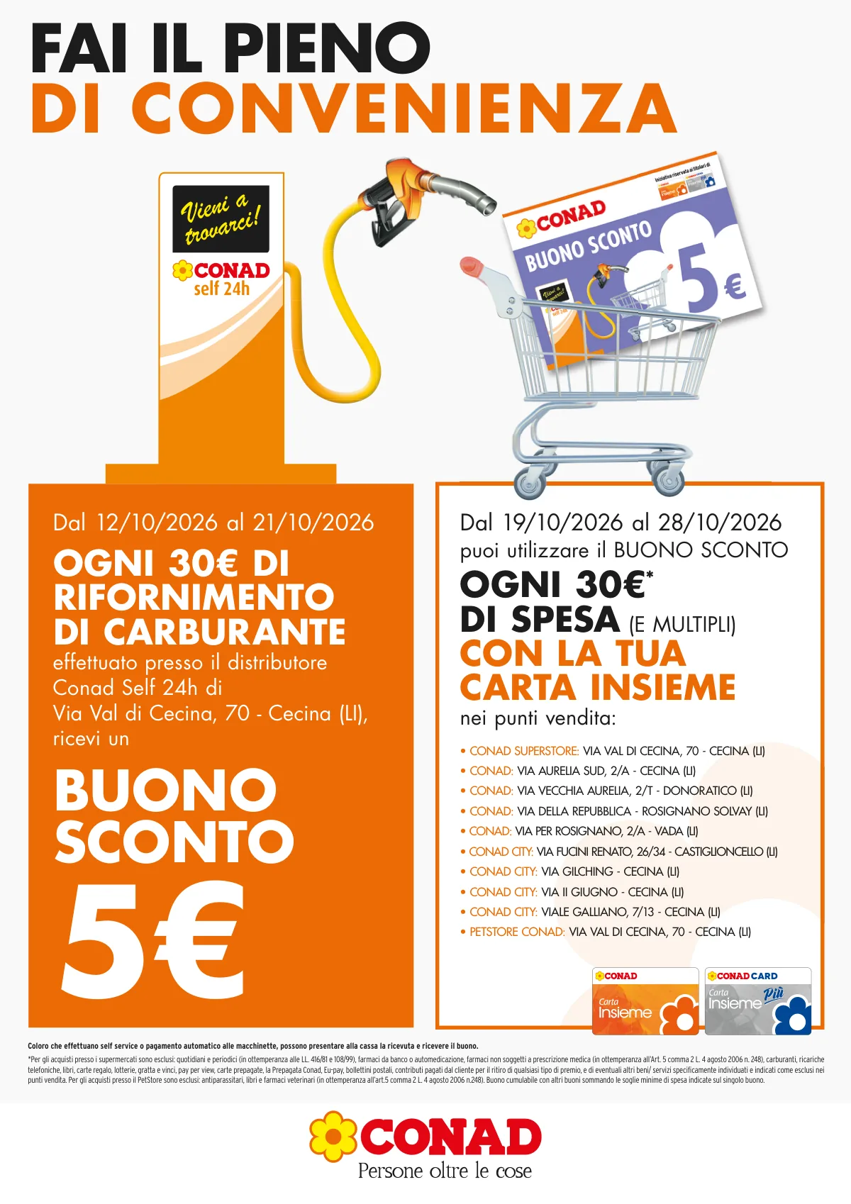 Copertina volantino Conad Superstore