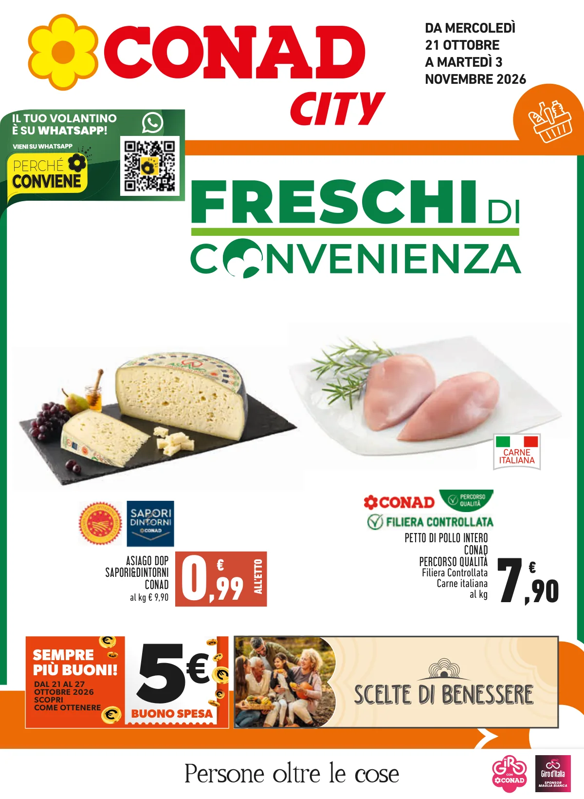Copertina volantino Conad City