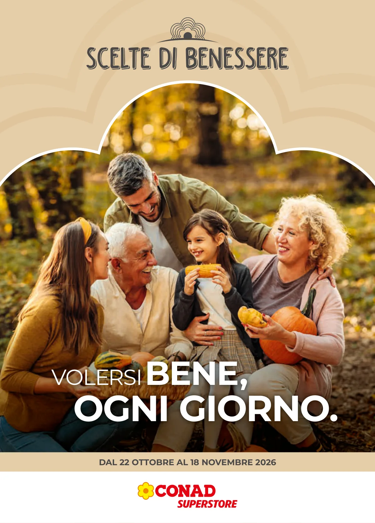 Copertina volantino Conad Superstore