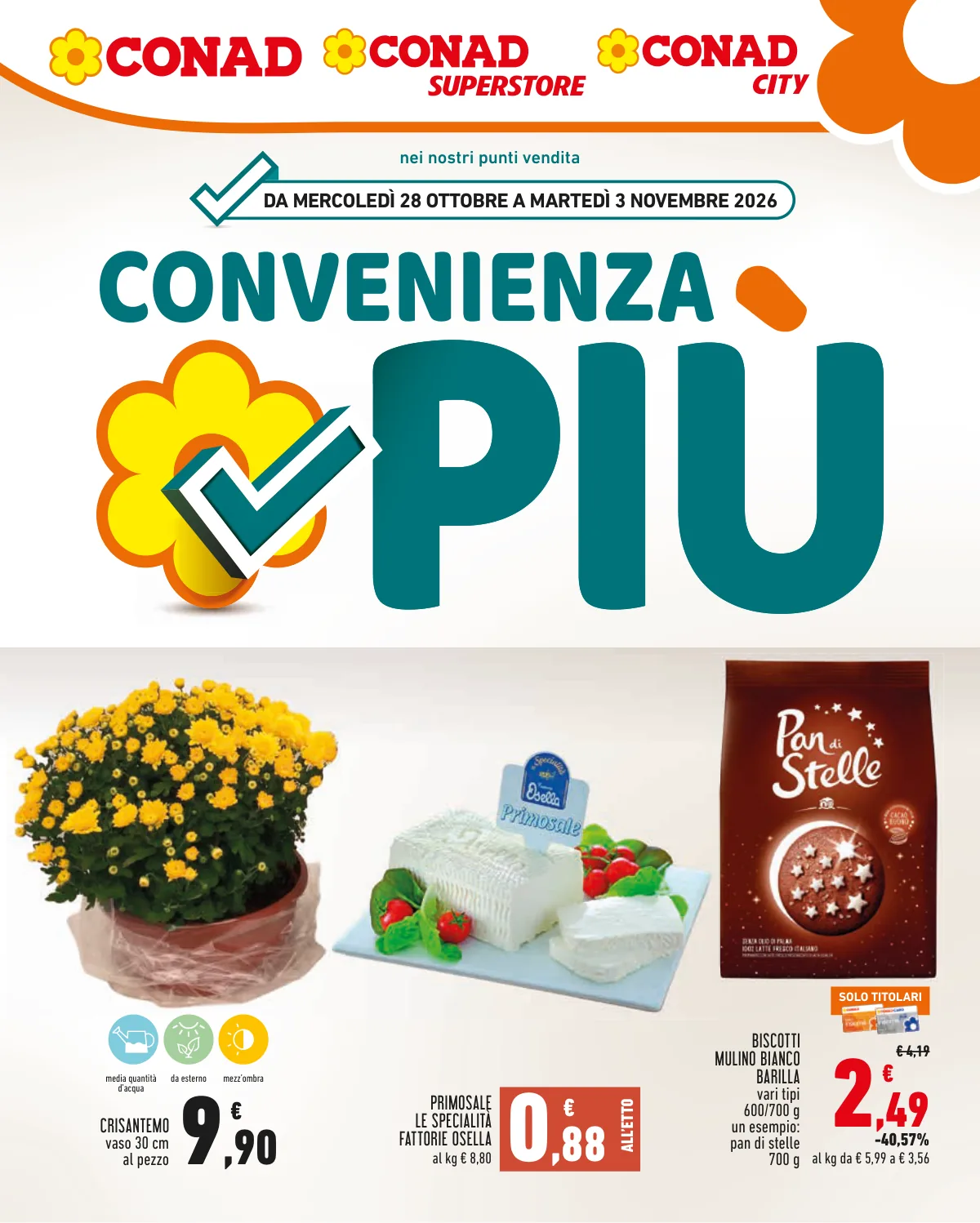 Copertina volantino Conad City