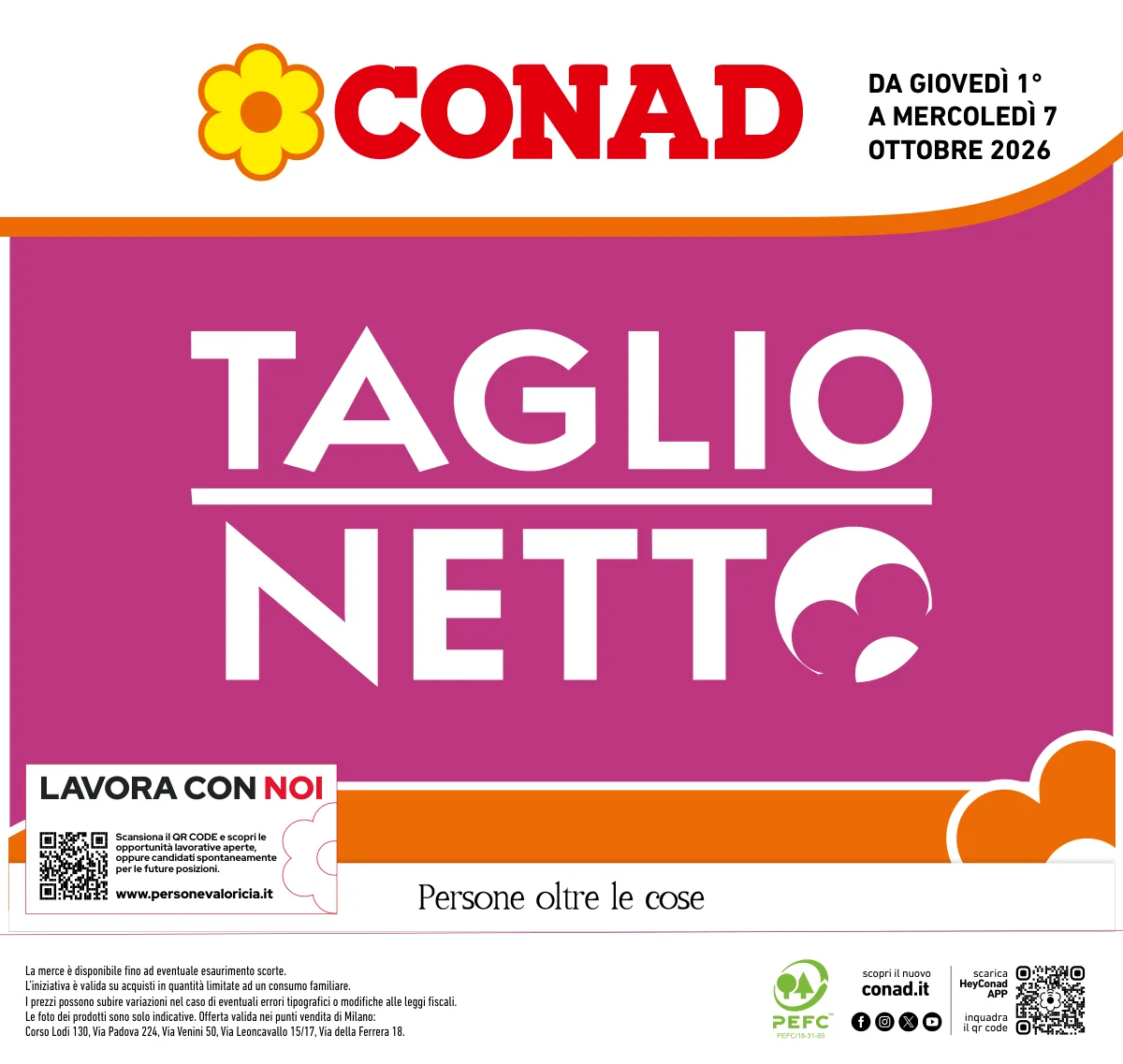Copertina volantino Conad