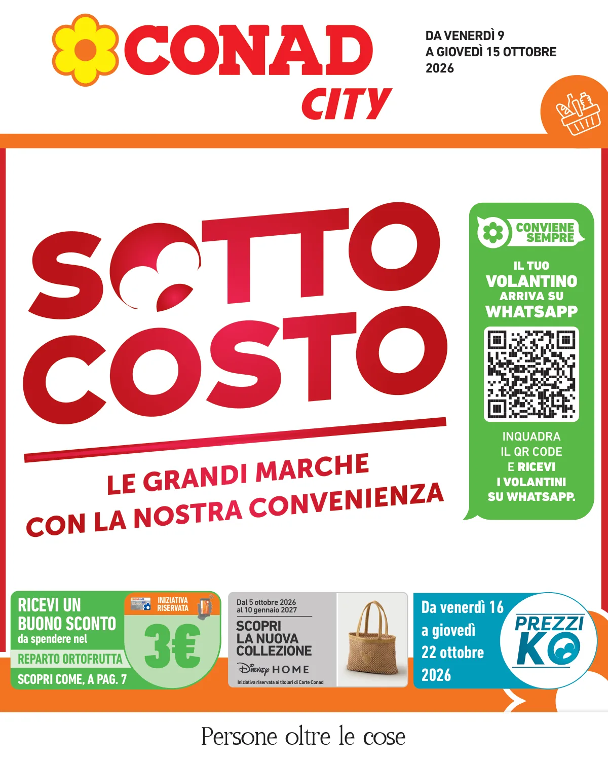 Copertina volantino Conad City