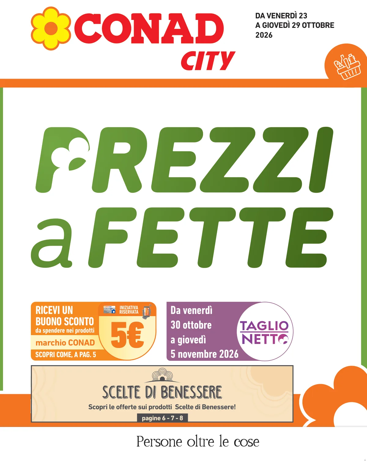 Copertina volantino Conad City