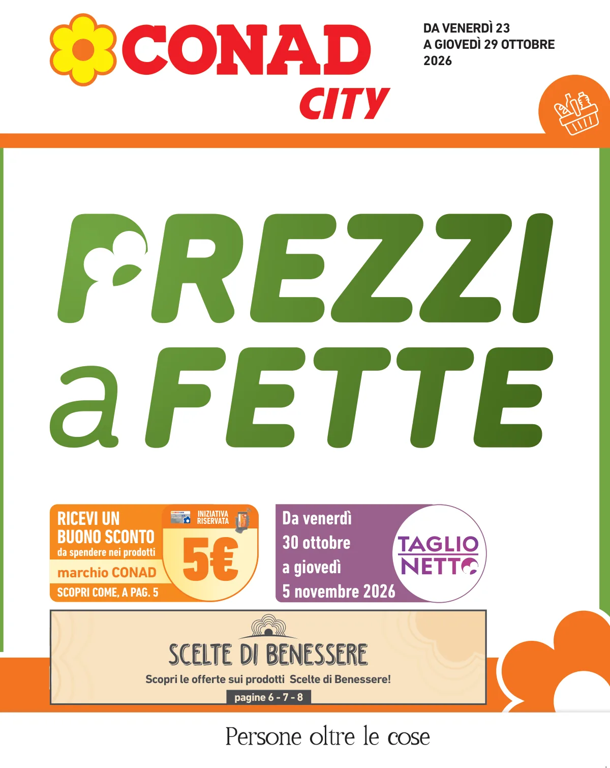 Copertina volantino Conad City